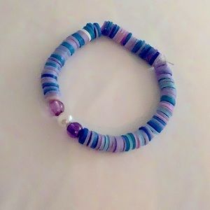 Clay bead bracelet mermaid theme durable pretty